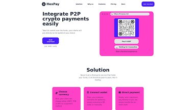 HexPay | Secure P2P Crypto Payment Merchant and Gateway