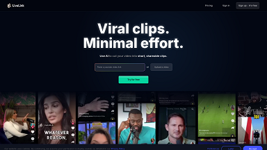 LiveLink | AI generated video clips for social media