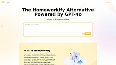 Homeworkify.im: The GPT-4o Powered Homeworkify Alternative