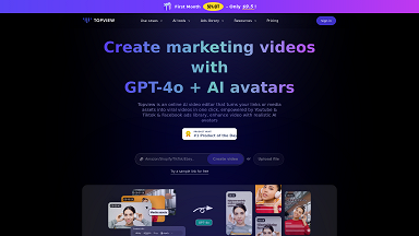 Topview.ai: Free online AI video  editor for video creation