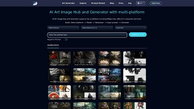 ArtiverseHub - AI Art Generator