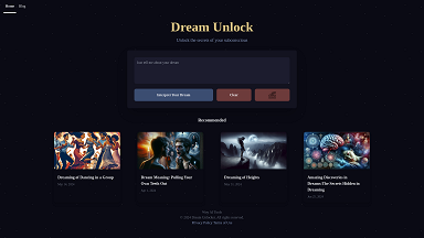 Dream Unlock | Unlock Your Subconscious Dreams - DreamUnlock