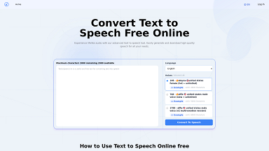 Text to Speech.im：Convert Text to Speech Free Online