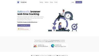 TrackerJam - Automatic Browser Web Time Tracking