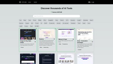 Discover thousands of AI tools - AI WITH.ME
