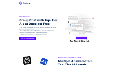 BrainyAI - Browser AI Sidekick for Chat, Search, Read and Summarize