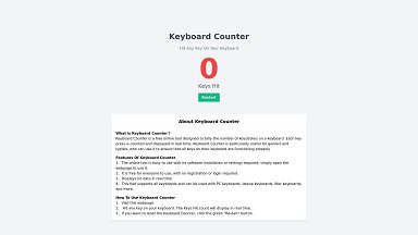 Keyboard Counter