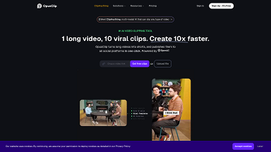 OpusClip - AI-powered Video Repurposing