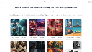 Midjourney SREF代码库，为风格参考
