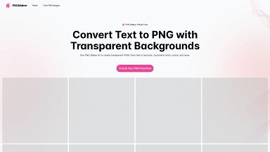 PNG Maker Online Kostenlos: Text in PNG mit transparentem Hintergrund umwandeln