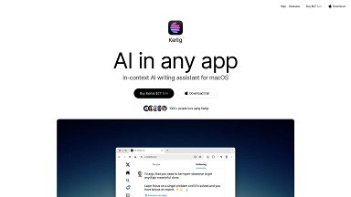 Kerlig™ - In-context AI writing assistant for macOS