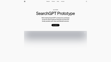 SearchGPT is a prototype of new AI search features | OpenAI