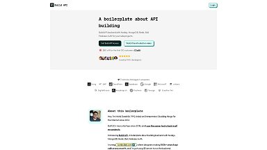 Build API — A boilerplate for your backend