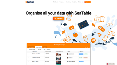 SeaTable: simples como o Excel, poderoso como um banco de dados.