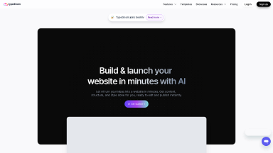 Typedream – Plan &amp; Build Your Website with AI | AI Website Builder for Businesses &amp; Designers