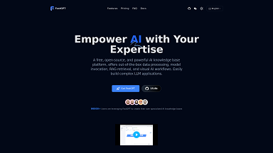 FastGPT - Empower AI with Your Expertise