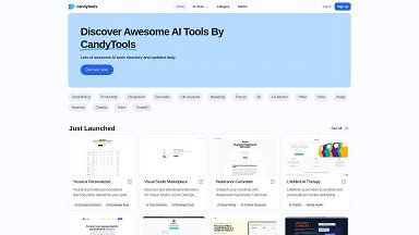 Candytools AI AI: Awesome AI tools Directory & AI Tools List