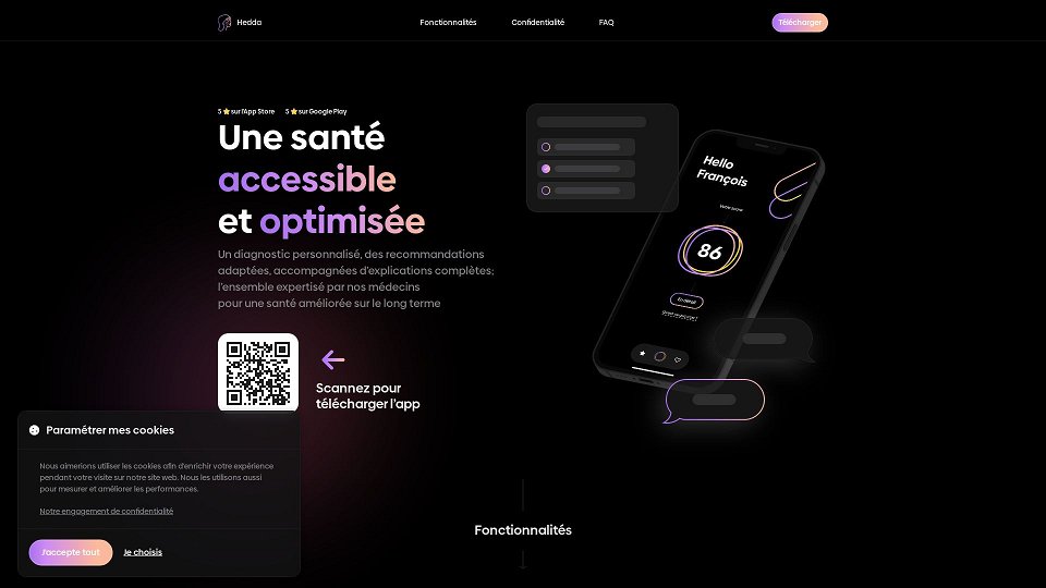 Screenshot for Une santé accessible et optimisée | Hedda App