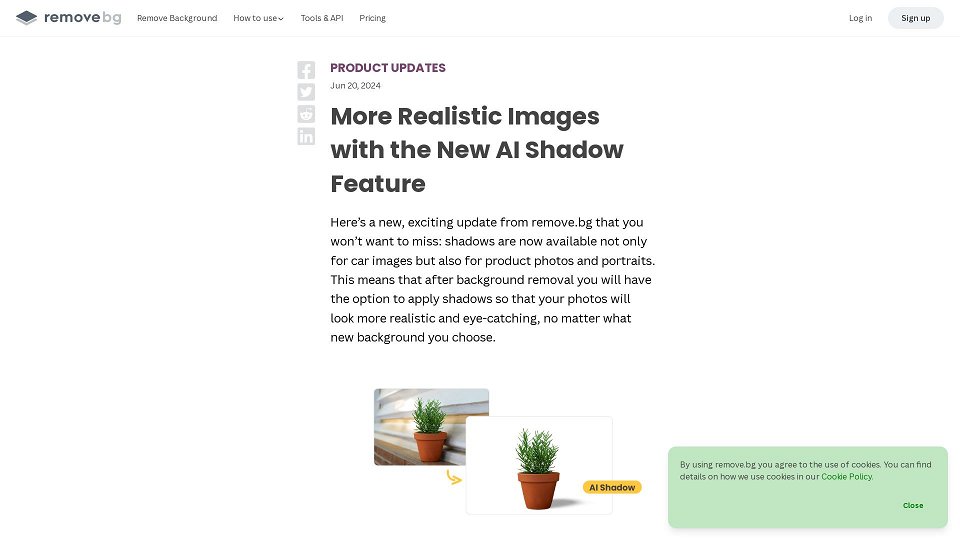 Screenshot for 使用新的 AI 陰影功能獲得更逼真的圖片 - remove.bg 博客