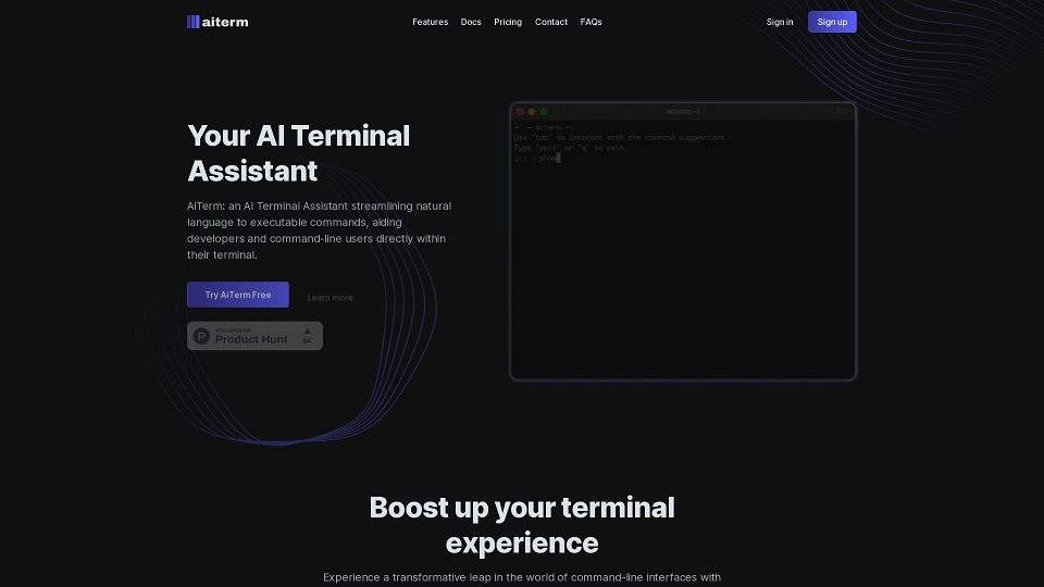 Screenshot for AI Terminal Assistant - AiTerm