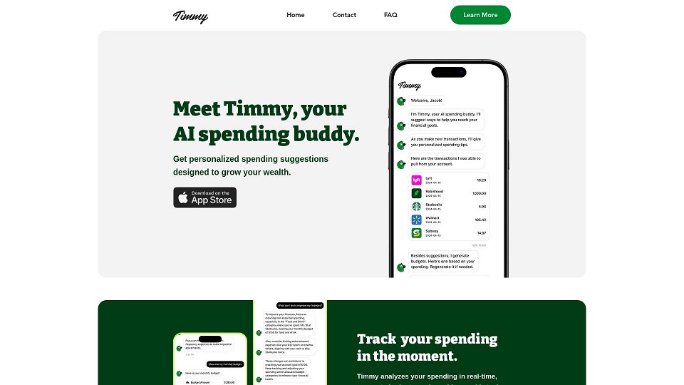 Screenshot for Timmy: Save money faster with Timmy