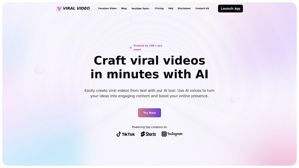 Screenshot for Viral Video - Create viral videos in minutes with AI