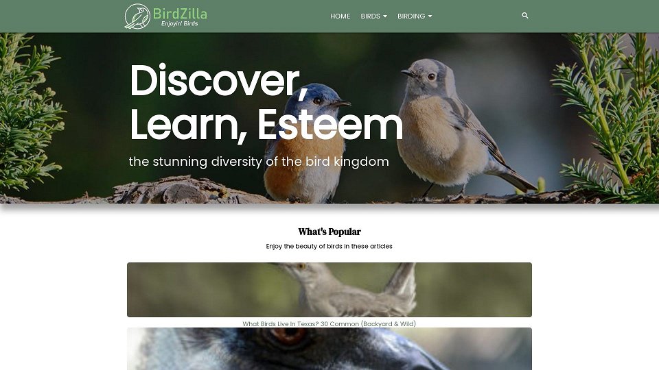 Screenshot for Birdzilla - Begeistert von wilden Vögeln | Birdzilla - Genieße Vögel