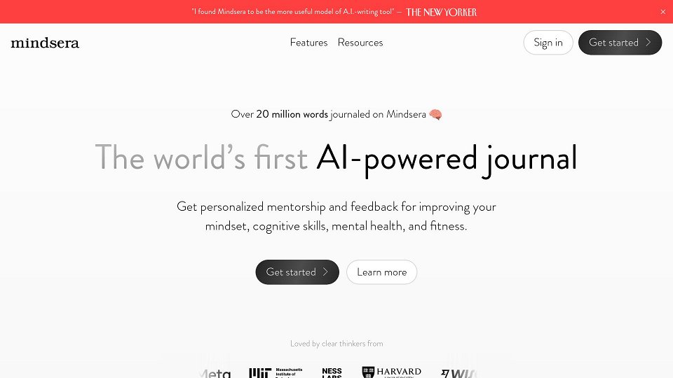 Screenshot for 세계 최초의 AI 기반 저널 | Mindsera