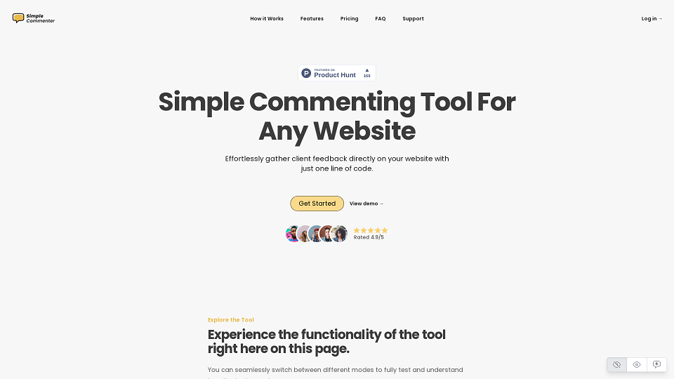 Screenshot for Simple Commenting Tool For Any Website