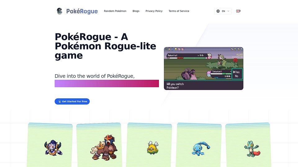 Screenshot for PokeRogue | A Pokémon Rogue-lite game