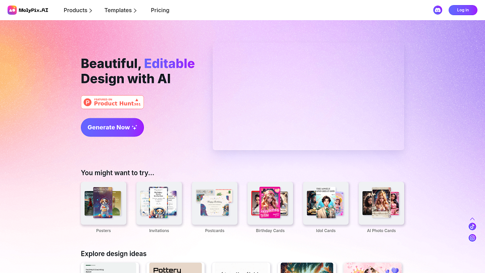 Screenshot for Beautiful, Editable, Effortless Graphic Design