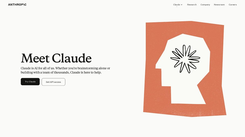Screenshot for Claude \ Anthropic