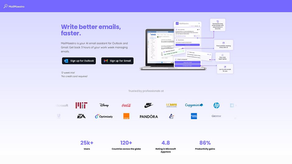 Screenshot for Get MailMaestro