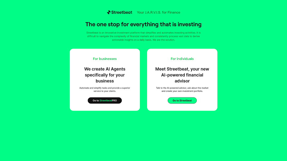 Screenshot for Streetbeat - Auto-Invest Like the Wealthy