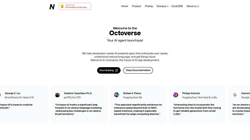 Screenshot for NEXA AI | Octoverse