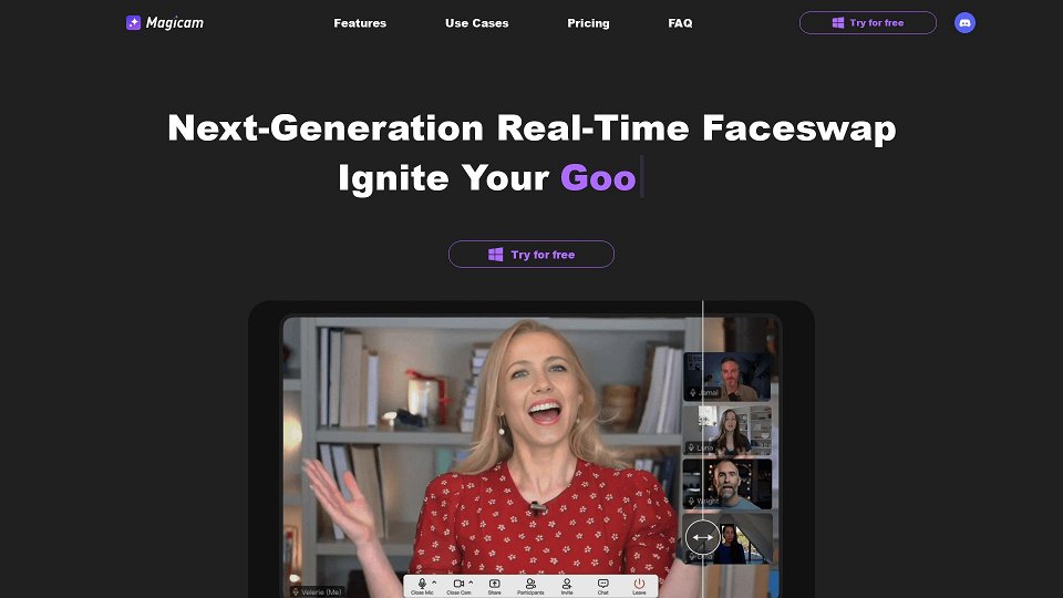 Screenshot for Magicam, The Ultimate Real-Time Face Swap Solution