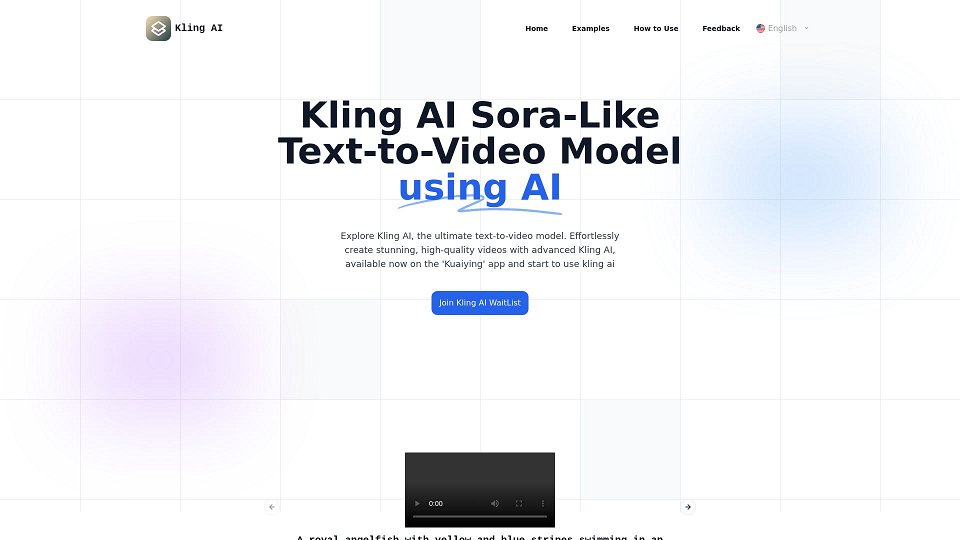 Screenshot for Kling AI | KuaiShou Text-to-Video Generation Model