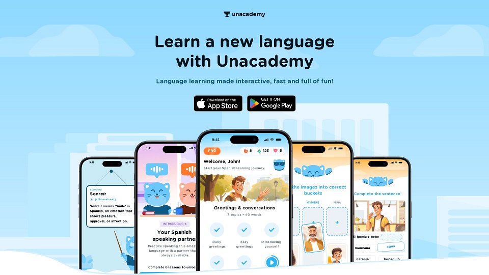 Screenshot for Unacademy | Language Learning App