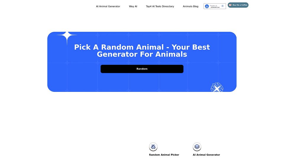 Screenshot for Random Animal Picker | Ai Animal Generator